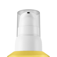 Close-up of PZ3 with a clear cap on a yellow base, shown against a white background.